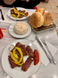 Turkey, Istanbul - Izgara Köfte, Grilled Meatballs
