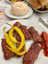 Turkey, Istanbul - Izgara Köfte, Grilled Meatballs