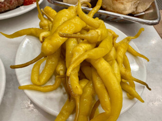 Turkey, Istanbul - Turşu, Pickled Green Peppers
