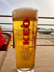 Cyprus, Paphos - Keo beer