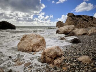 Cyprus, Aphrodite's Rock - Aphrodite's mythical birthplace 'Petra tou Romiou'