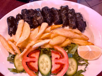 Cyprus, Omodos - Themelio Tavern, Koupepia