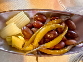Cyprus, Kathikas - Fytos Grill House, Olives