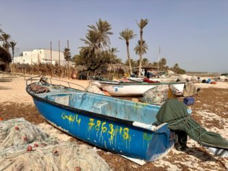 Tunisia, Djerba - Fisherman boats