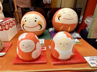 Japan, Kanazawa - Daruma dolls