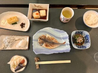 Japan, Hakone - Ryokan breakfast