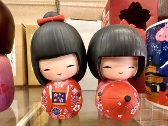 Japan, Tokyo - Kokeshi dolls