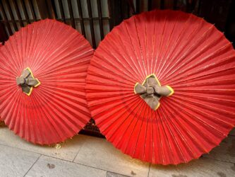 Japan, Kyoto - Umbrella shop