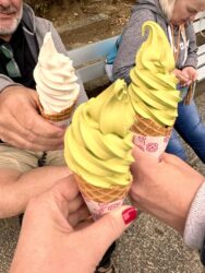 Japan, Kyoto - Matcha ice-creams