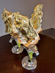 Japan, Kanazawa - Gold leaf ice-creams