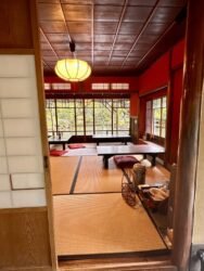 Japan, Kanazawa - Kenrokuen Garden restaurant