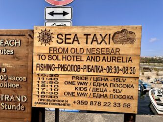 Bulgaria, Nessebar - Sea Taxi