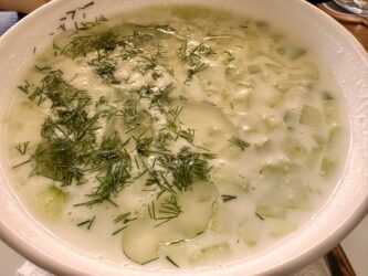 Bulgaria, Nessebar - Tarator, Cold Cucumber Soup