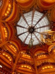 France, Paris - Galeries Lafayette Haussmann