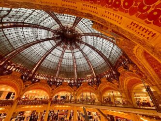 France, Paris - Galeries Lafayette Haussmann