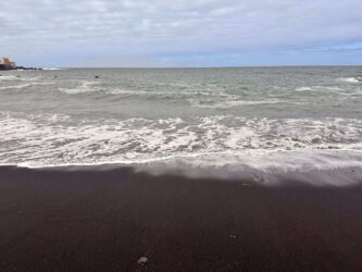 Canary Islands, Tenerife, Puerto de la Cruz - Black beach