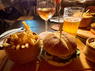 Malta, Valletta - Burger and Fries