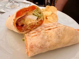 Malta, Valletta - Breakfast wrap
