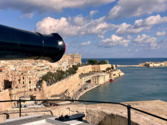 Malta, Valletta - The Saluting Battery