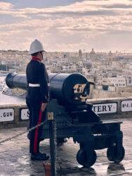 Malta, Valletta - The Saluting Battery