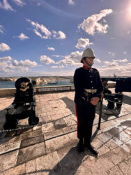 Malta, Valletta - The Saluting Battery