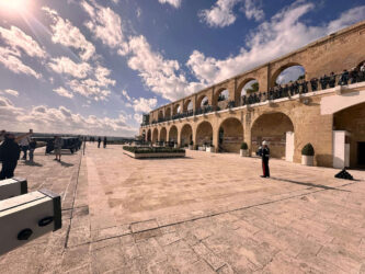 Malta, Valletta - The Saluting Battery