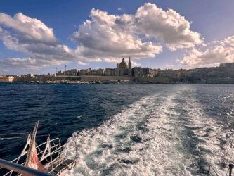 Malta, Valletta - The view from Sliema