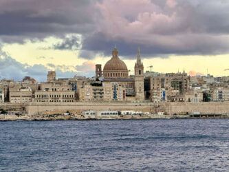 Malta, Valletta - The view from Sliema