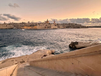 Malta, Valletta - The view from Sliema