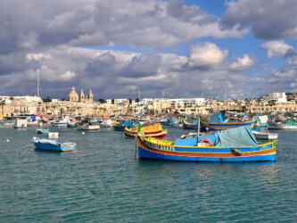 Malta, Marsaxlokk - The harbour