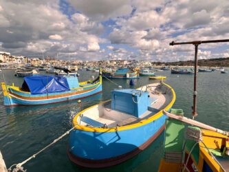 Malta, Marsaxlokk - The harbour