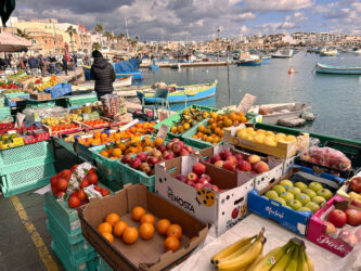 Malta, Marsaxlokk - Sunday market