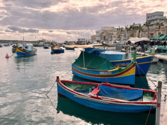 Malta, Marsaxlokk - The harbour