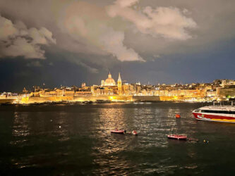 Malta, Valletta - The view from Sliema