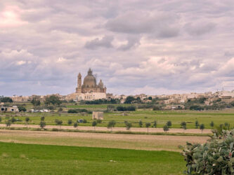 Malta, Gozo - The Church of Saint John the Baptist, commonly known as the Rotunda of Xewkija