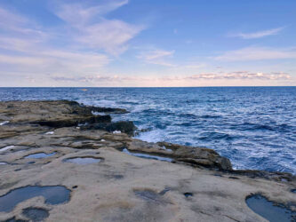 Malta, Sliema - The sea