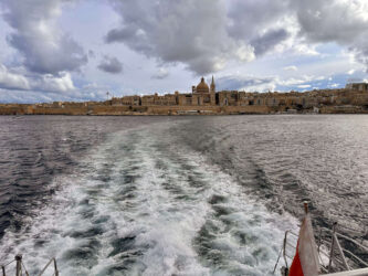 Malta, Valletta - The view from Sliema