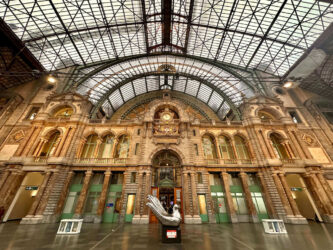 Belgium, Antwerp - Antwerpen-Centraal railway station
