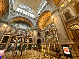 Belgium, Antwerp - Antwerpen-Centraal railway station