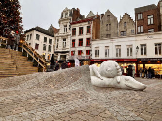 Belgium, Antwerp - Nello and Patrasche Statue