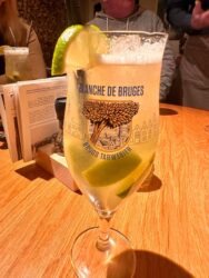 Belgium, Bruges - Drinks at the De Halve Maan brewery