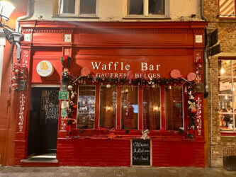 Belgium, Bruges - Waffle shop