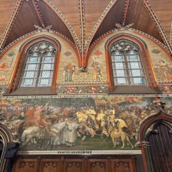 Belgium, Bruges - The Gothic hall in the Stadhuis (City Hall)