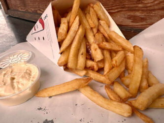 Belgium, Brussels - Fries at Maison Antoine