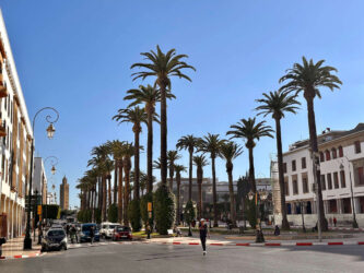 Morocco, Rabat - Mohammed V Avenue