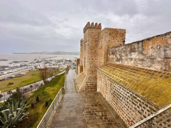 Morocco, Tangier - Old Medina walls