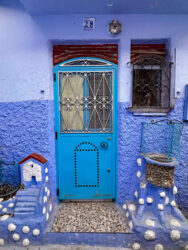 Morocco, Chefchaouen - Door