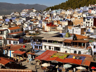 Morocco, Chefchaouen - The city