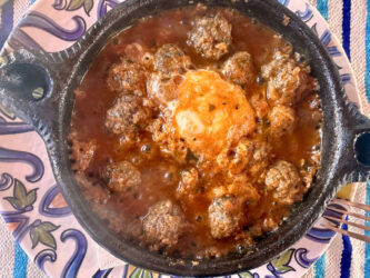 Morocco, Chefchaouen - Kefta tagine