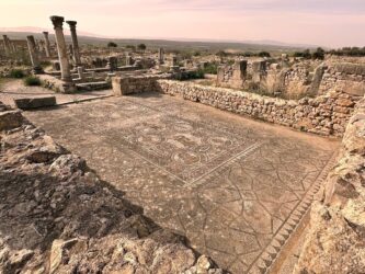 Morocco, Volubilis - Archeological site of Roman city